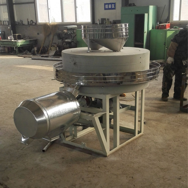 小型石磨面粉機 每小時加工150斤小麥_面類食品加工機械_飲食機械_食品專用機械_機械包裝__食品伙伴網